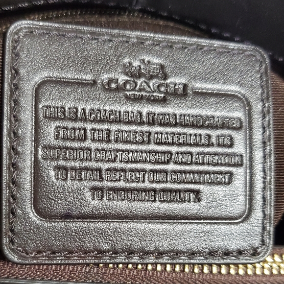 Coach Minetta Python Embossed Satchel Crossbody - Picture 6 of 16